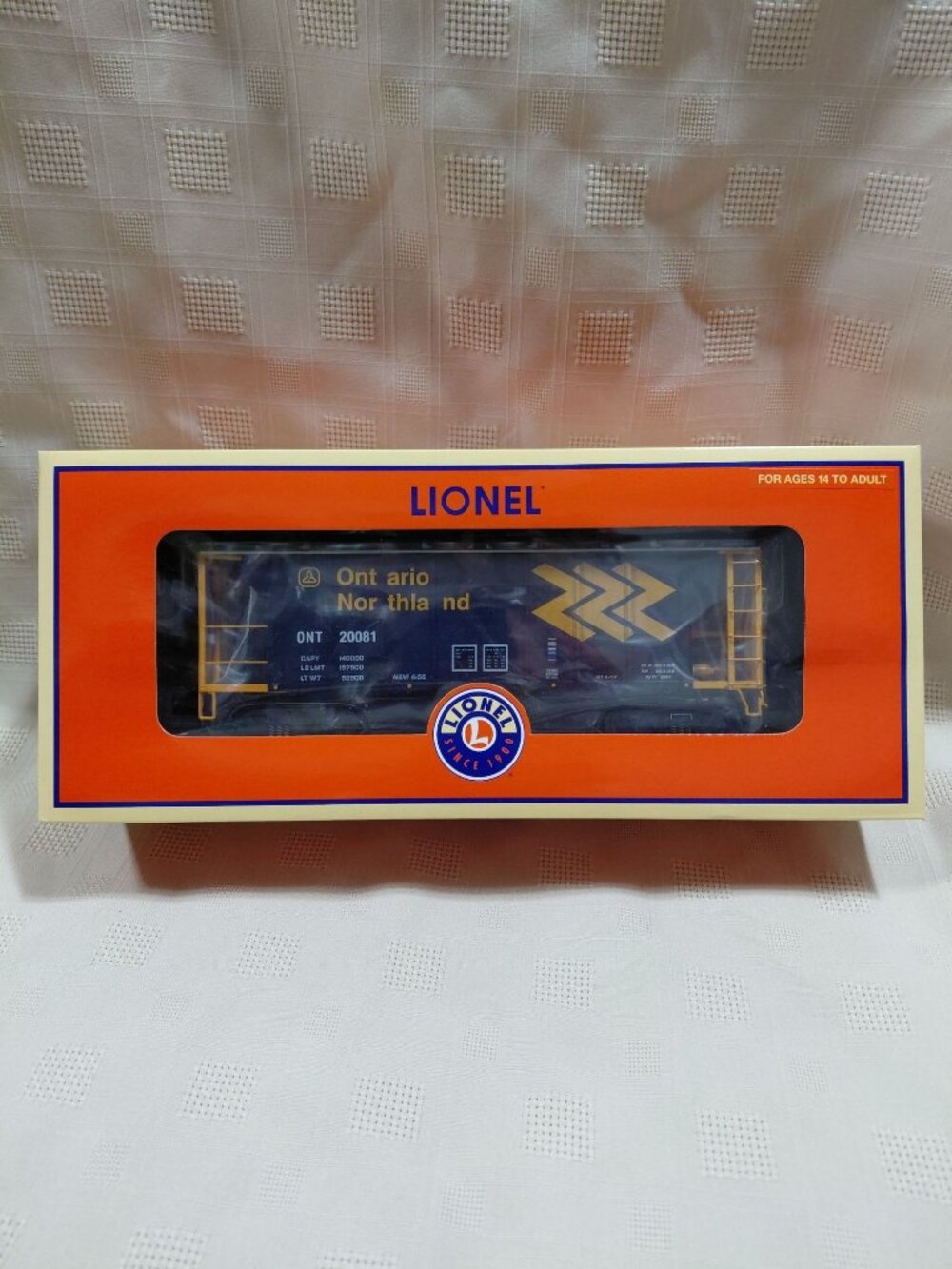 Lionel LCCA PS-2 Convention Hopper Ontario Northland 6-52493 NIB